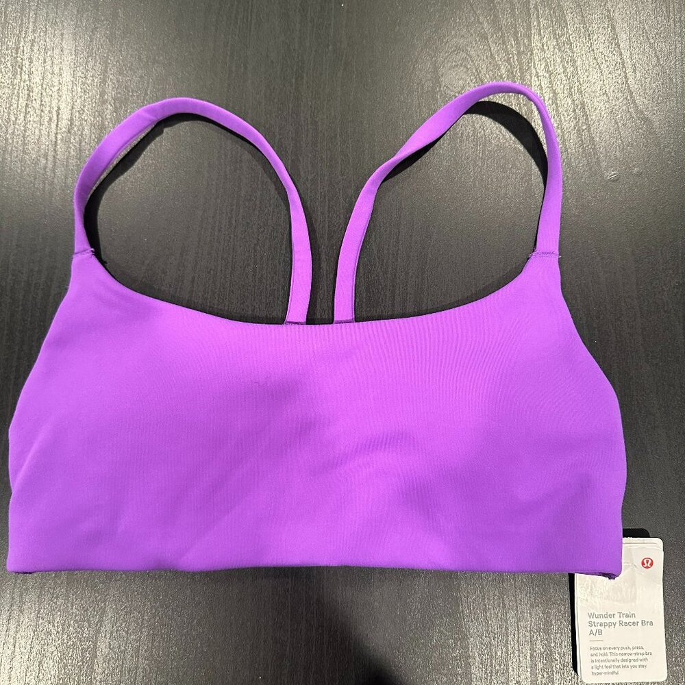 Wunder Train Strappy Racer Bra Light Support, A/B Cup